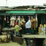 Kabul meat market