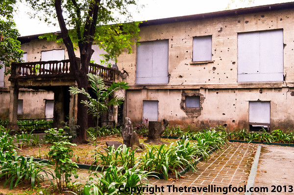 Building on the gorunds of Fort Santiago