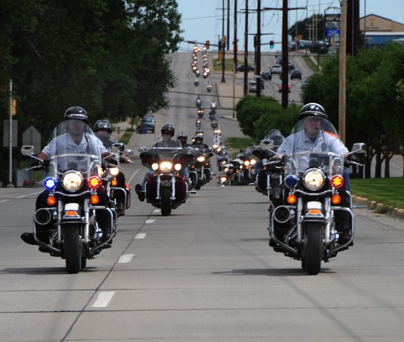 Motorcyles on highway