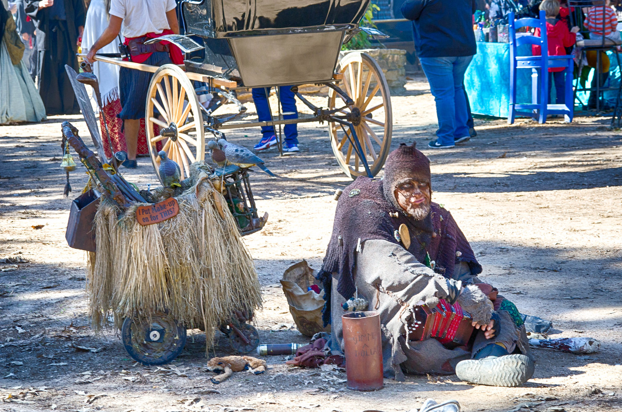 Renaissance Festival Beggar