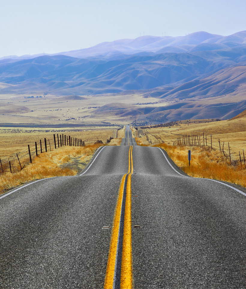 deserted road