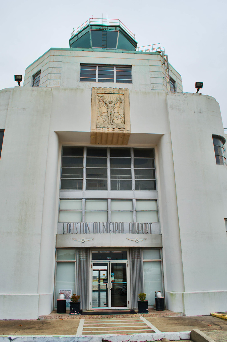 Entrance to 1940's Air Terminal Museum, Houston Texas