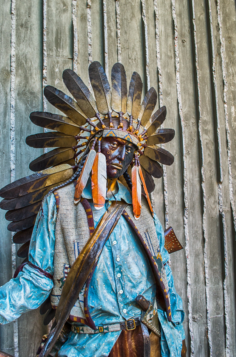 Chief American Horse Broze, Old West, Museum of the west, Scottsdale Arizona