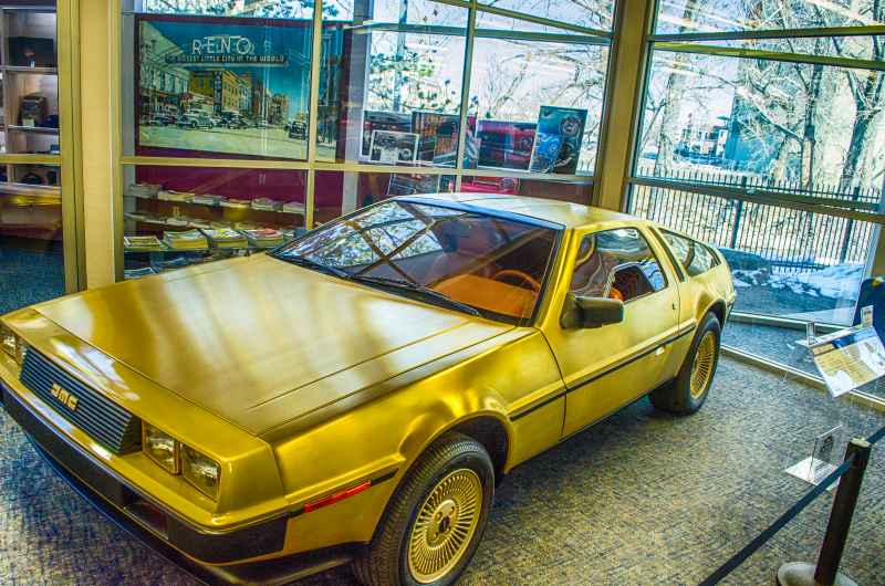 24 carat gold plated Delorean