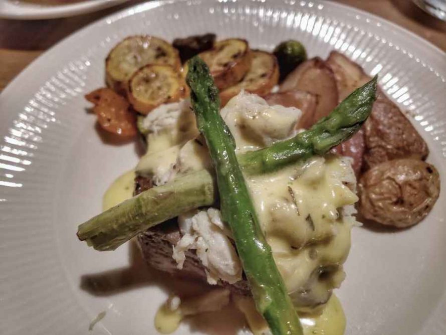 Steak at Hidden Canyon Lodge Cascade Montana