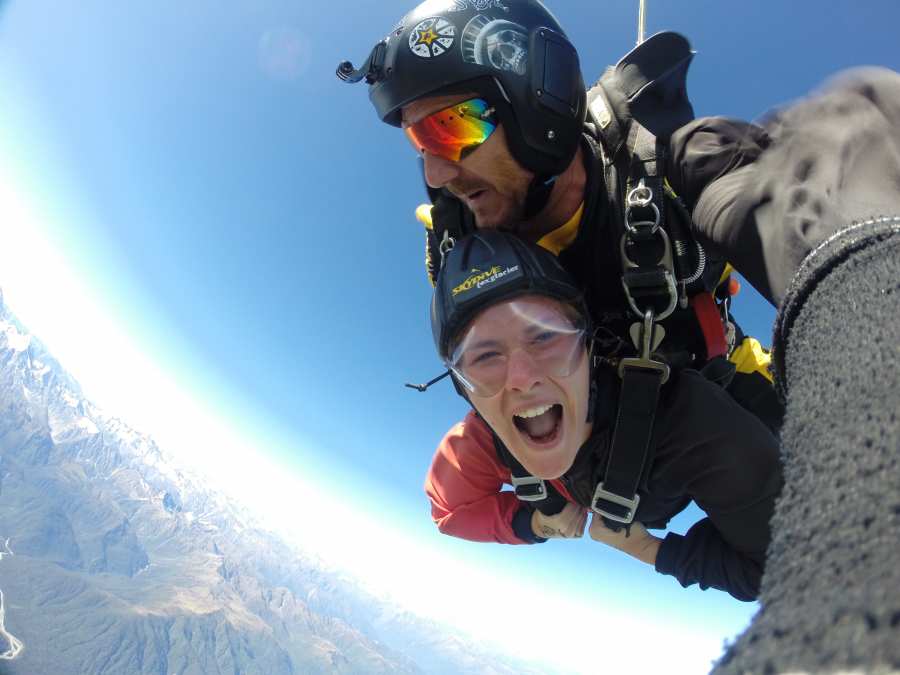 skydiving