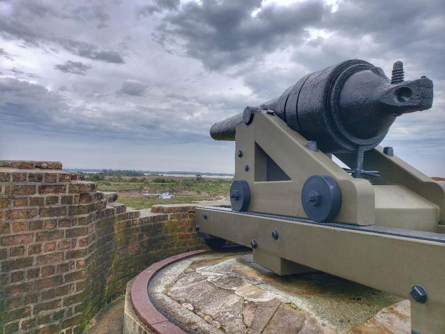 Topside Cannon Ft Pulaski