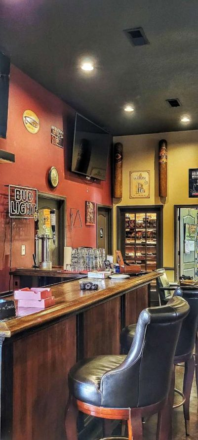 Cigar Lounge at Up In Smoke, Clarksville Tn