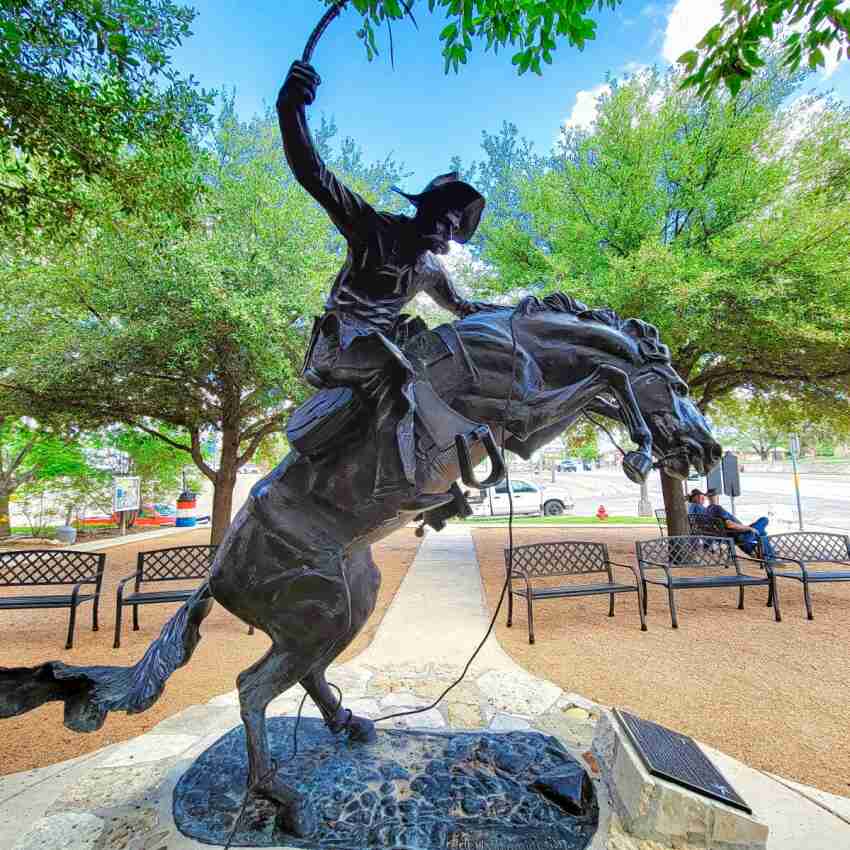 Frederick Remington Sculpture Bandera Texas
