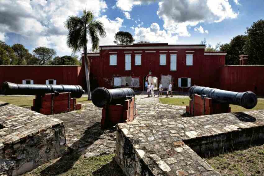 Cannons at Fort Frederick St Croix USVI