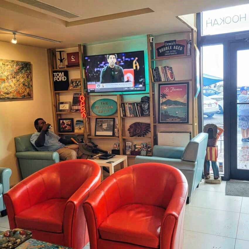 The Pelican Shop Cigar Lounge Charlotte Amalie US Virgin Islands