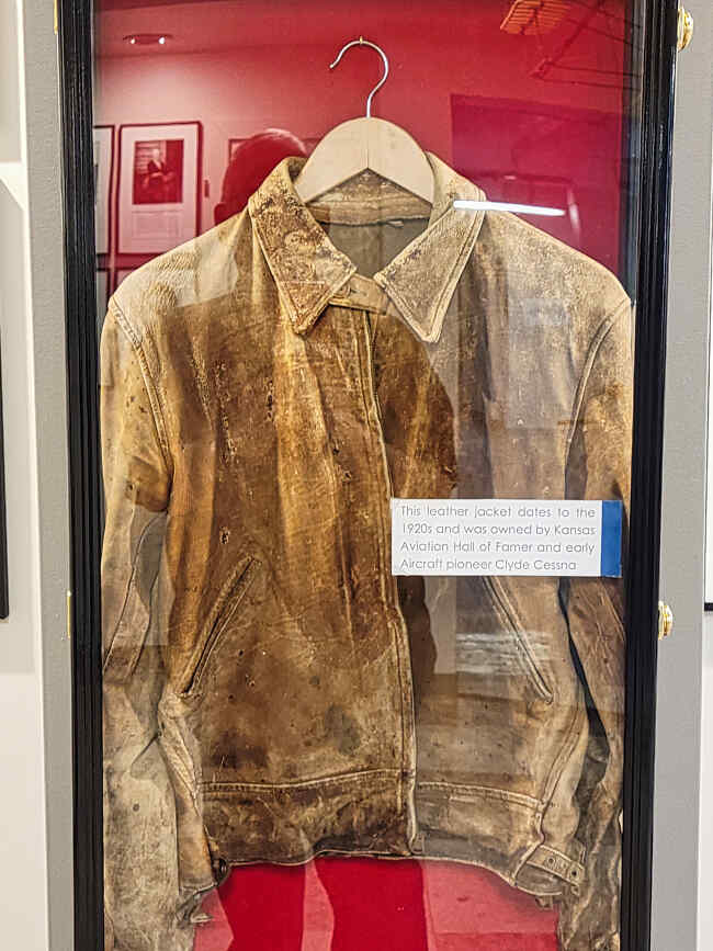 1920's Leather Jacket belonging to Aviation Pioneer Clyde Cessna